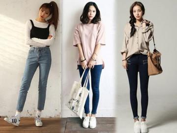 Tuyệt chiêu ít người biết khi chọn quần jeans giúp đùi to, bụng mỡ, chân cong cũng giấu được!