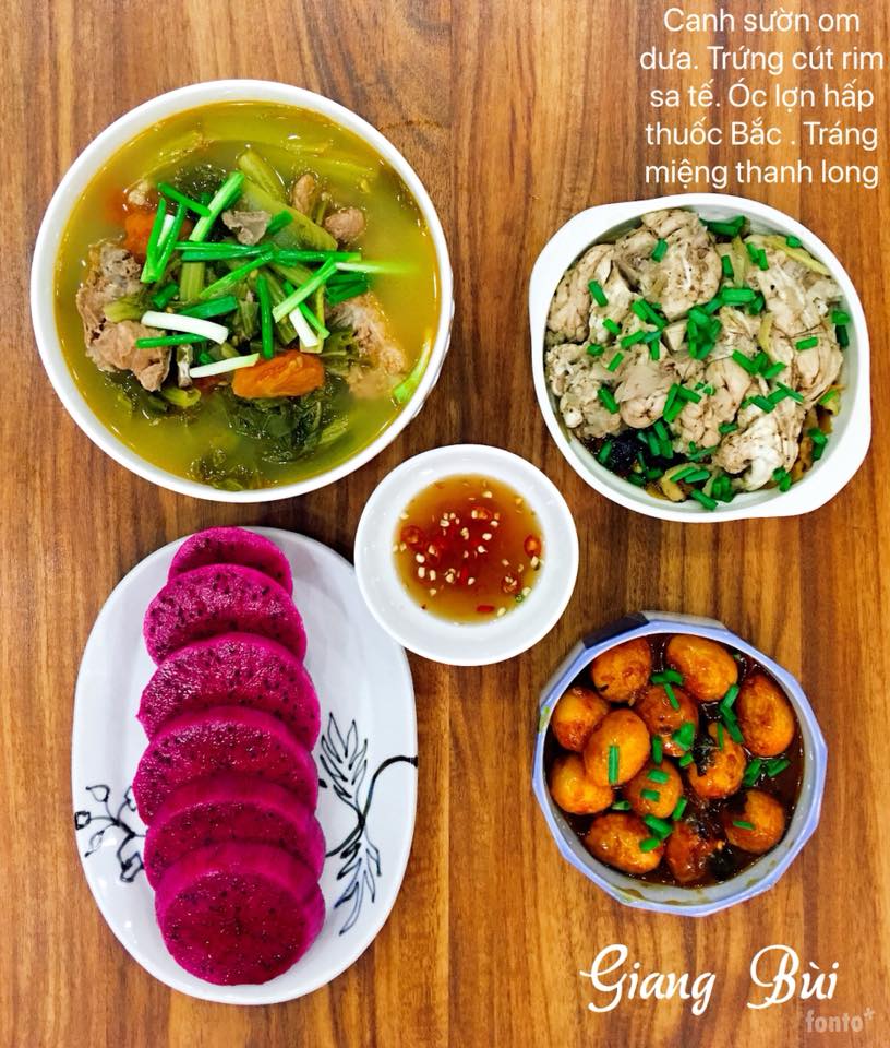 chieu chong kho tinh, vo dam nau bua nao cung ngon, cac con thi nhau cham diem cao - 6