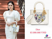 Thời trang - Bạn gái cầu thủ Trọng Đại xách túi 80 triệu sang chảnh đi thi Miss World Việt Nam 2019