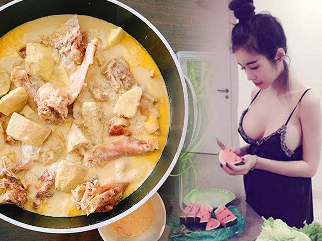 Lâu lắm bà mẹ nóng bỏng Elly Trần mới khoe vào bếp, nhìn món ăn đã thấy ngon hết sẩy