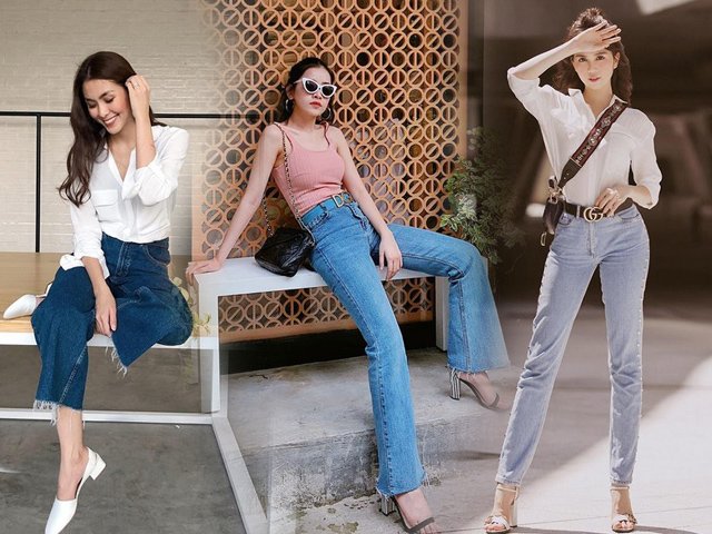 Hóa ra, Hà Tăng vẫn thích diện quần jeans theo công thức quen thuộc mà cực hiệu quả