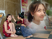 Làm đẹp - Ngồi makeup vội ở lề đường, Ngọc Lan vẫn đẹp rạng ngời, đạt chuẩn "sương sương"