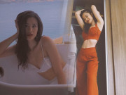 Thời trang - Lạ lùng như Đông Nhi: Ăn diện gợi cảm, rồi thả dáng, pose ảnh ở... bồn tắm, tủ đồ