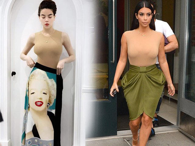 Khi Hà Hồ diện bodysuit đụng độ Kim Kardashian, ai hơn ai?