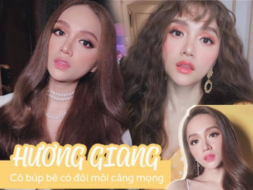 Chán sexy, Hương Giang lăng xê mốt trang điểm Hàn Quốc với đôi môi căng bóng tựa búp bê