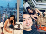 Bà bầu - Lan Khuê khoe ảnh bụng bầu 6 tháng, dân tình hoang mang vì bụng không thấy lại thấy toàn ngực