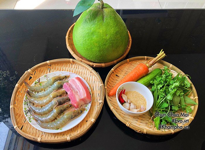 Gỏi bưởi tôm thịt chua ngọt, giòn giòn thanh mát, tuyệt ngon cho ngày hè - 1