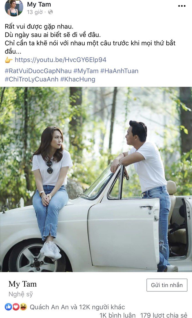 sao viet 24h: my tam chu dong khoe anh ben "tinh tre" kem 10 tuoi, fan phan ung the nao? - 1