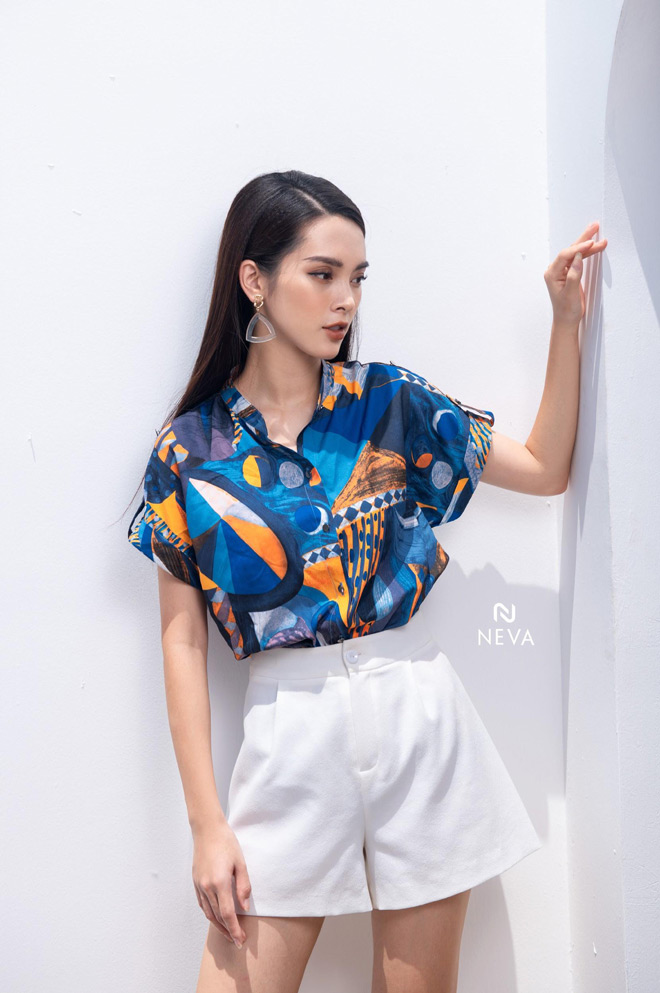 Nhẹ nhàng như áng mây, hòa mình trong gió mát với thiết kế sơ mi cộc tay vừa được lên sóng tại NEVA