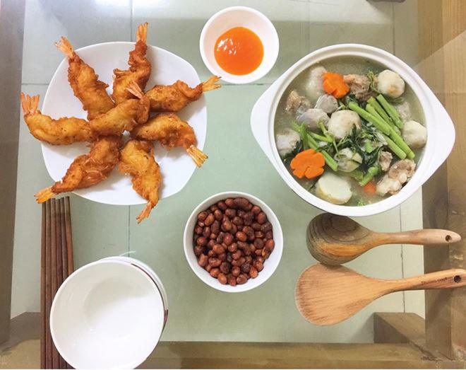 Một tuần đi chợ 1 lần nhưng mâm cơm nào của 9X cũng khiến dân mạng thèm chảy nước miếng - 16