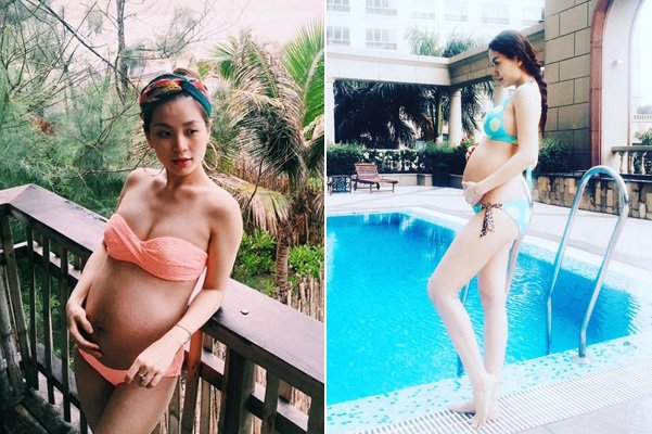 Những mỹ nhân Việt càng bầu càng quyến rũ, bụng to cũng không ngại khoe ảnh amp;#34;mát mẻamp;#34; - 8