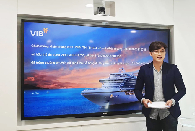 VIB công bố đợt 1 khách hàng trúng cặp vé du lịch châu Á bằng du thuyền - 1