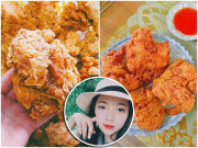 Bếp Eva - 9X mách cách làm gà rán vỏ giòn tan chẳng thua ngoài hàng khiến nghìn chị em "bấn loạn"