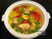 Bếp Eva - Canh nghêu nấu dứa thanh mát, cả nhà vừa ăn vừa xin hết bát này đến bát khác