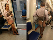 Tin tức - Đòi nhường chỗ trên tàu nhưng không được, cô gái tức mình vén váy lộ cả "vùng nhạy cảm"