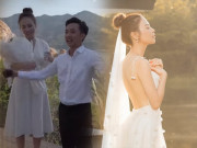 Thời trang - Vợ sắp cưới của Cường Đô La được NTK tận tay lấy số đo để may váy cưới độc nhất