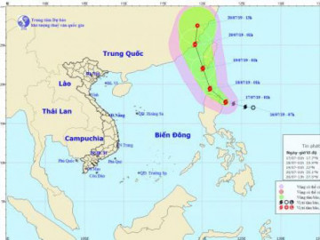 Lại xuất hiện áp thấp nhiệt đới gần biển Đông, khả năng mạnh lên thành bão