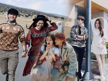 Không nhất thiết phải giống nhau hoàn toàn, Bình An - Phương Nga diện đồ đôi vẫn cực ăn ý