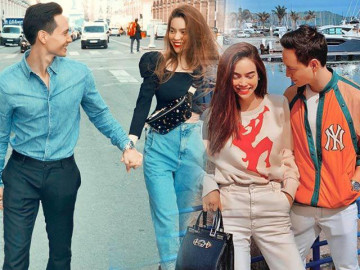 Chị em nên học hỏi bí quyết diện đồ đôi chuẩn sang xịn của Hồ Ngọc Hà và Kim Lý