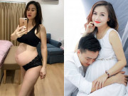 Bà bầu - Mang bầu tuổi tứ tuần, sao Việt khỏe đẹp bất chấp, choáng nhất là cô Xuyến "Về nhà đi con"