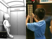 Làm mẹ - Dạy con 3 nguyên tắc sinh tồn khi bị kẹt thang máy, mất 2 phút nhưng cứu cả đời!