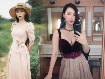 Cả năm diện đồ hở bạo một lần, MC Minh Hà khiến CĐM ngỡ ngàng bởi vòng 1 đẫy đà