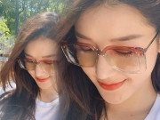 Làm đẹp - Huyền My khoe cận cảnh gương mặt tuyệt đẹp nhưng hàng lông mi lại trông hơi giả?