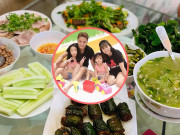 Bếp Eva - Vợ Hồng Đăng khoe bữa cơm gần 10 món nhưng nấu xong lại rưng rưng nước mắt