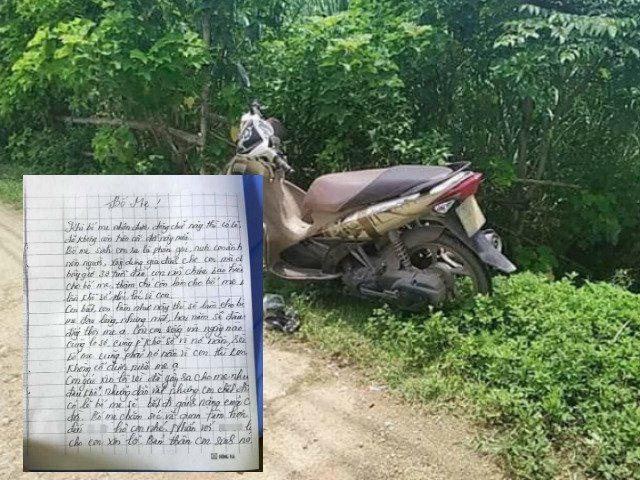 Giáo viên tự tử bằng thuốc diệt cỏ để lại lá thư: Con chết, bố mẹ sẽ bớt gánh nặng