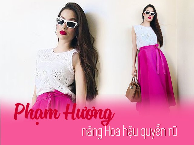 Không còn gây sốc vì nhan sắc khác lạ, Phạm Hương trở lại với vẻ đẹp chuẩn Hoa hậu rồi!