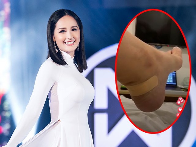 Catwalk trên đôi giày cao 15cm, chuyên nghiệp như Mai Phương Thuý cũng gặp tai nạn