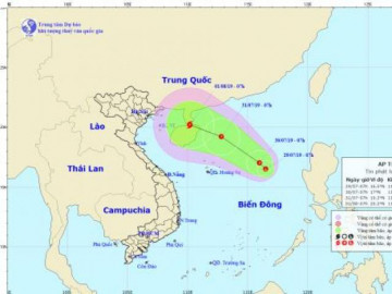 Áp thấp diễn biến phức tạp xuất hiện ngoài biển Đông, có khả năng mạnh lên thành bão