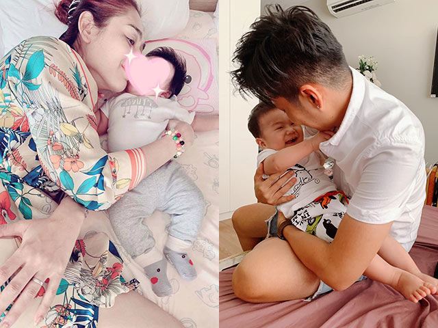 Con trai Lâm Khánh Chi 9 tháng tuổi, kỳ lạ dân tình thấy bé càng lớn càng giống người này!