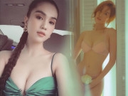 Làm đẹp - Đã không khoe thì thôi, Ngọc Trinh mà khoe vòng 1 thì fan sẽ “nghẹt thở” vì quá gợi cảm