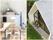 Nhà đẹp - Ngắm căn nhà 140m2 bên hồ bằng gỗ tuyết tùng trắng hiếm có