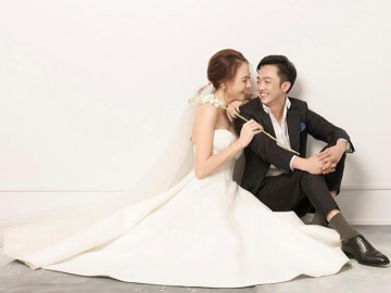 Ngắm bộ ảnh cưới "Gặp em là định mệnh" của Đàm Thu Trang và Cường Đô La