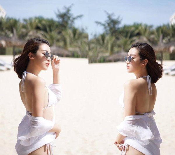 Đỗ Mỹ Linh nóng bỏng với bikini 2 mảnh, fan nhận xét: amp;#34;Bức ảnh hở nhất từ trước đến giờamp;#34; - 9