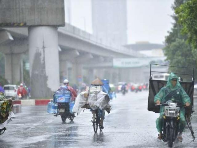 Cơn bão số 3 suy yếu, Bắc Bộ và Bắc Trung Bộ tiếp tục có mưa lớn diện rộng