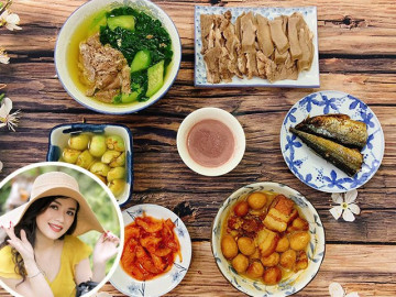 8X xinh đẹp khoe cơm nhà 3 người ngày nào cũng như đi ăn hàng khiến chị em ngưỡng mộ