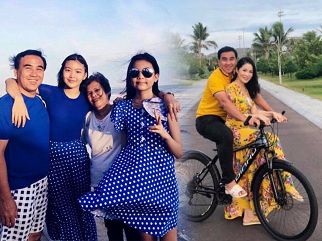 Cứ thi thoảng gia đình MC Quyền Linh lại khiến dân tình ghen tỵ bởi điều này