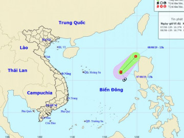 Xuất hiện áp thấp nhiệt đới giật cấp 8, gây mưa lớn ở Tây Nguyên và Nam Bộ