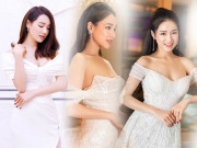 Thời trang - Bà xã Trường Giang và loạt váy khoe vòng 1 đầy đặn, nhuận sắc sau khi sinh