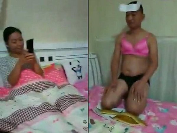chong lang nhang voi gai la: khong can danh ghen, vo ra tay trung tri khien chong "khoc thet" - 1