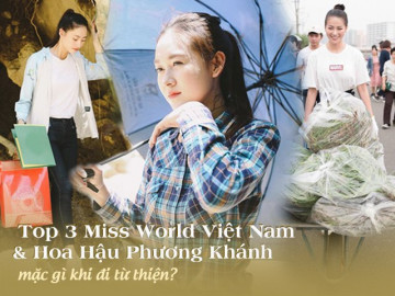 Soi trang phục từ thiện của Top 3 Miss World và Phương Khánh: khi đúng mực là một nghệ thuật!