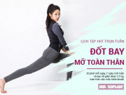 Làm đẹp - Lên lịch tập 7 ngày trong tuần chuẩn HIIT, đốt sạch mỡ thừa toàn thân