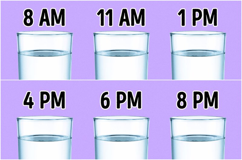 Cơ thể không đủ nước là một nguyên nhân phổ biến của táo bón. Vì vậy, uống 1,5 đến 2 lít nước mỗi ngày có thể ngăn chặn điều này. 

