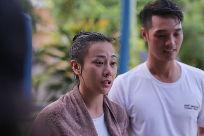 Phương Oanh tái mặt xin bỏ thi vì ám ảnh tai nạn quá khứ, Phương Anh Đào suýt đuối nước - 8
