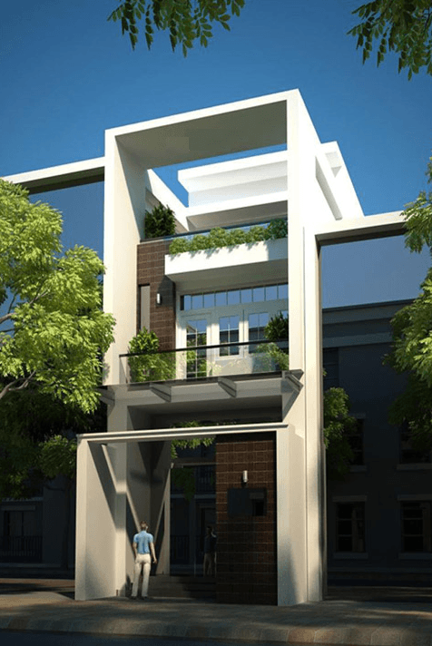 20 mẫu nhà ống 2 tầng nông thôn giá rẻ, ai cũng được xây dựng - 19