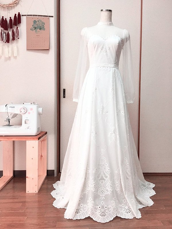 Mua Váy cưới ren lưới cho búp bê cô dâu 30cm (1/6) ms9-11 Sunnydoll - tím  voan m1 tại cửa hàng búp bê 638NCT | Tiki
