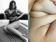 Bà bầu - "Mẫu béo hot nhất thế giới" chụp ảnh nude, khoe dáng nảy nở sexy hết nấc khi mang bầu